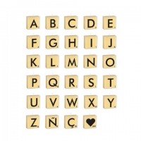 VELAS LETRAS SCRABBLE